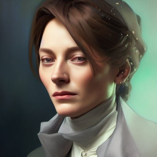 Minerval McGonagall Portrait in Hyperdetailed Style