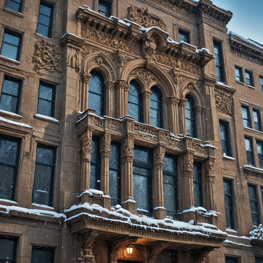 Building 770 in Brooklyn, New York, in HDR