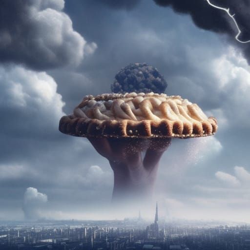 Dramatic Pie in the Sky Digital Painting