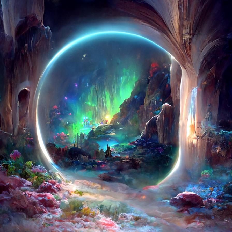 Aurora Borealis Portal to Another World