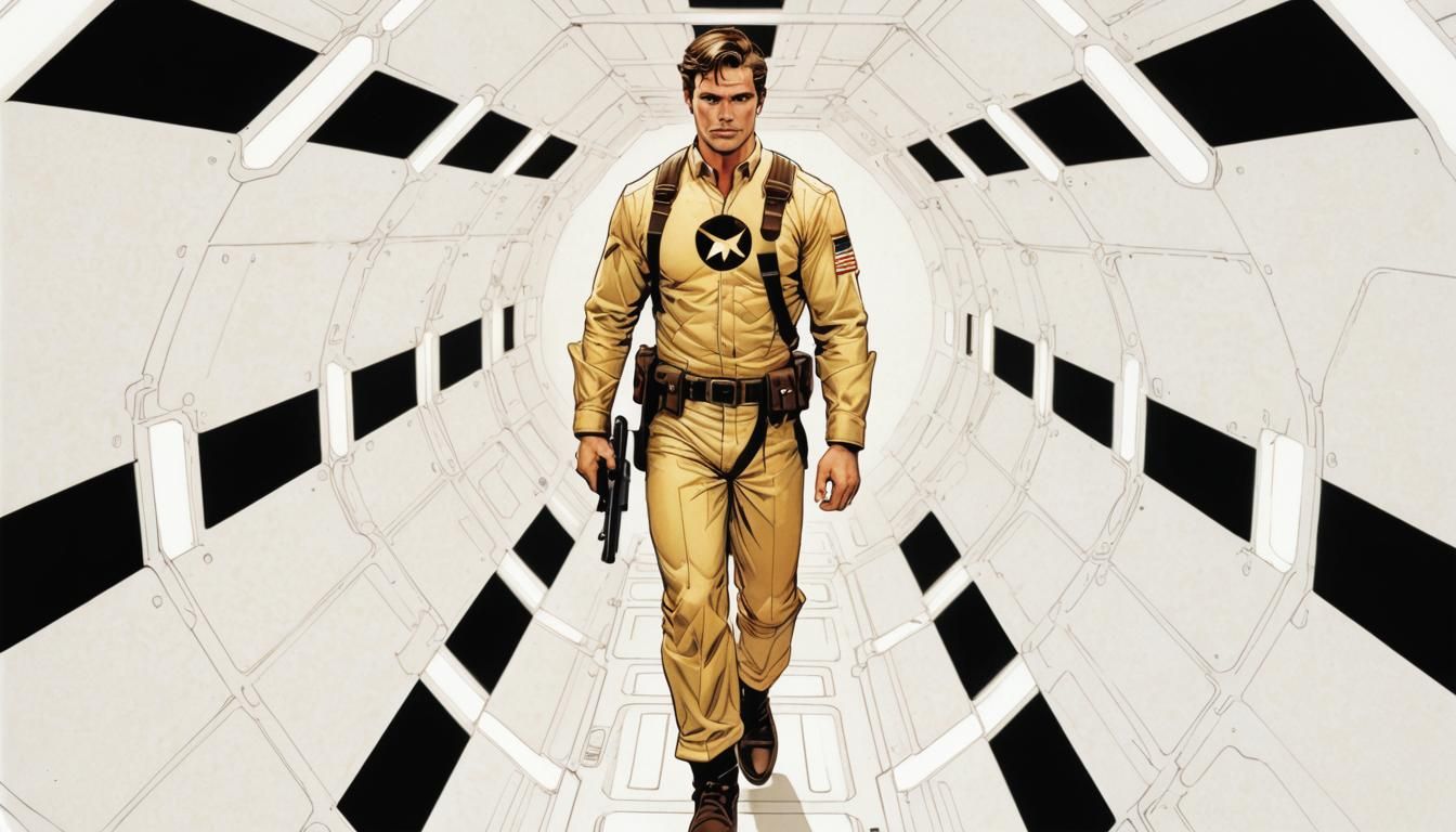 Comic Book Art Illustration in Mark Brooks Style