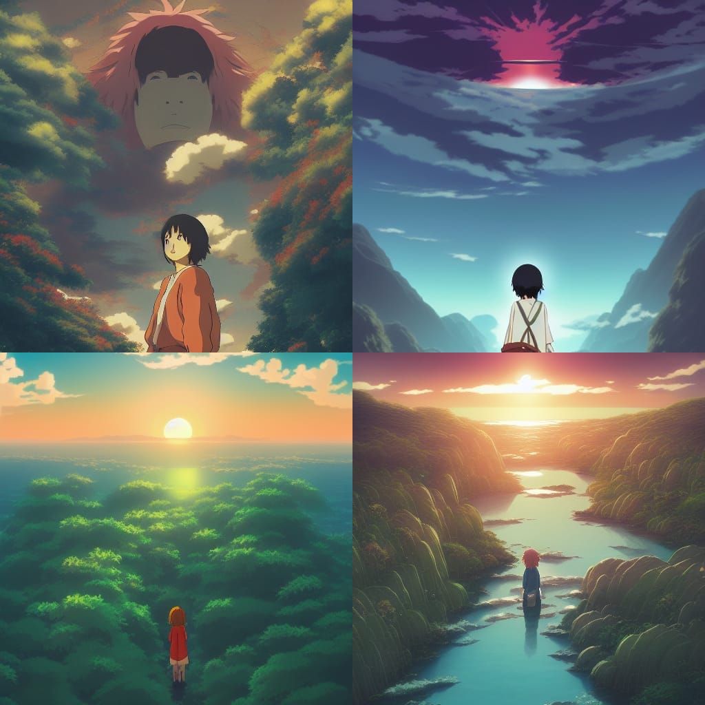 Icon of Sin in Studio Ghibli Anime Style