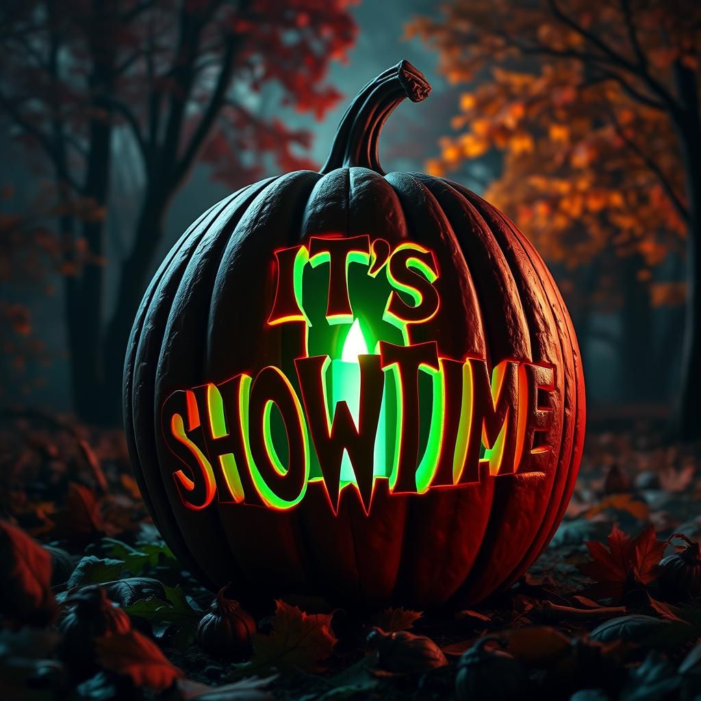 Eerie Jack-o-Lantern: Beetlejuice's Showtime in Neo-Gothic S...
