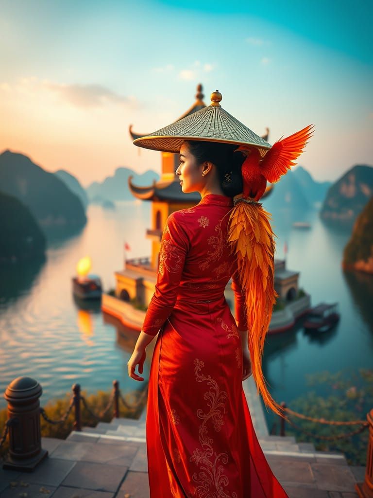 Blazing Vietnamese Goddess Walks Away From Burning Pagoda