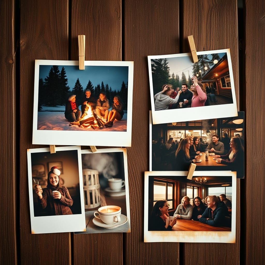 Cozy Winter Memories in Vintage Style