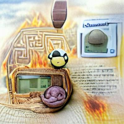Shedinja as Tamagotchi Pet, Digital Pixel Art