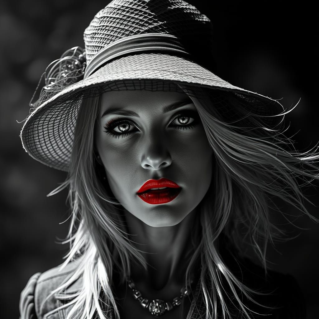 From the series "Women in Hats"