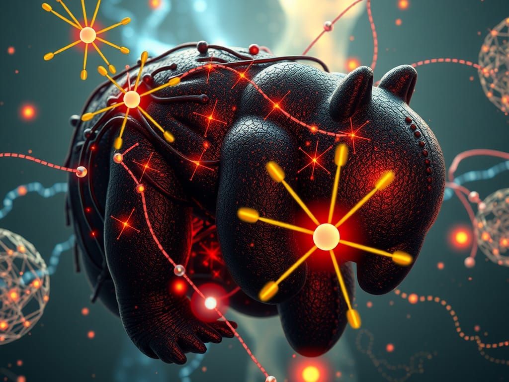 Cosmic Atomic Neuronic 3D Render