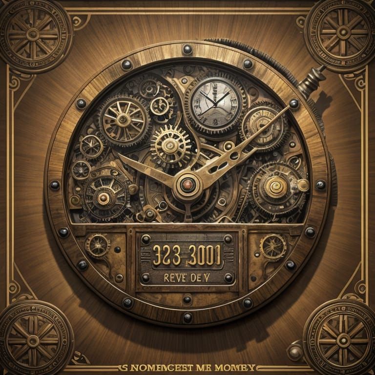Steampunk Lottery Engine Reveals Lucky Numbers