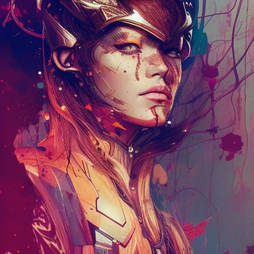 Valkyrie Warrior in Detailed Cinematic Style