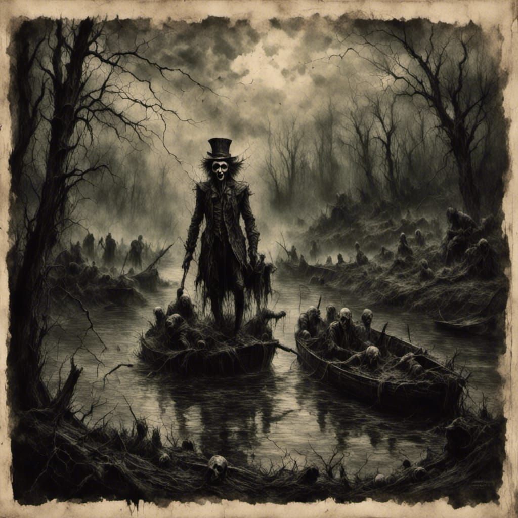 Scary Clown Fires Cannon in Valley of Corpses