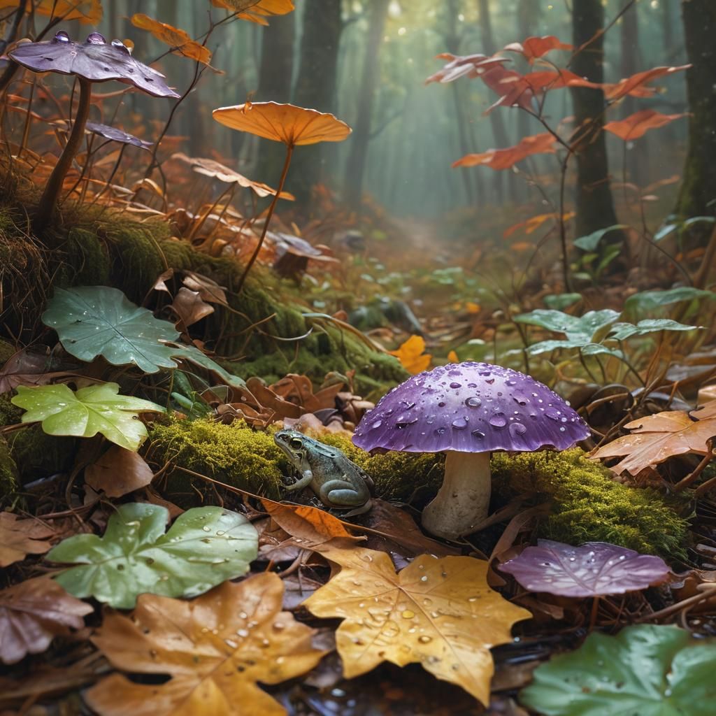 An early Morning in the Forest