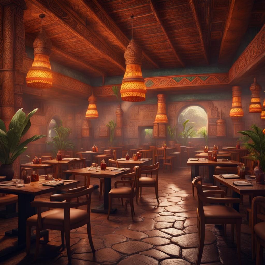 Mexican Restaurant in Chichen Itza Style