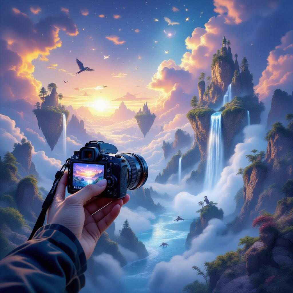 Surreal Camera Captures Magical Floating Islands