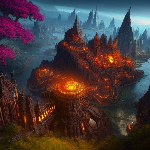 Detailed Matte Painting of a Large Posterior