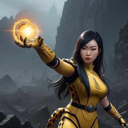 Yellow Power Ranger Battles Evil in Liverpool