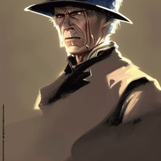 Civil War Vampire Soldier in Shadow, Sinister Art