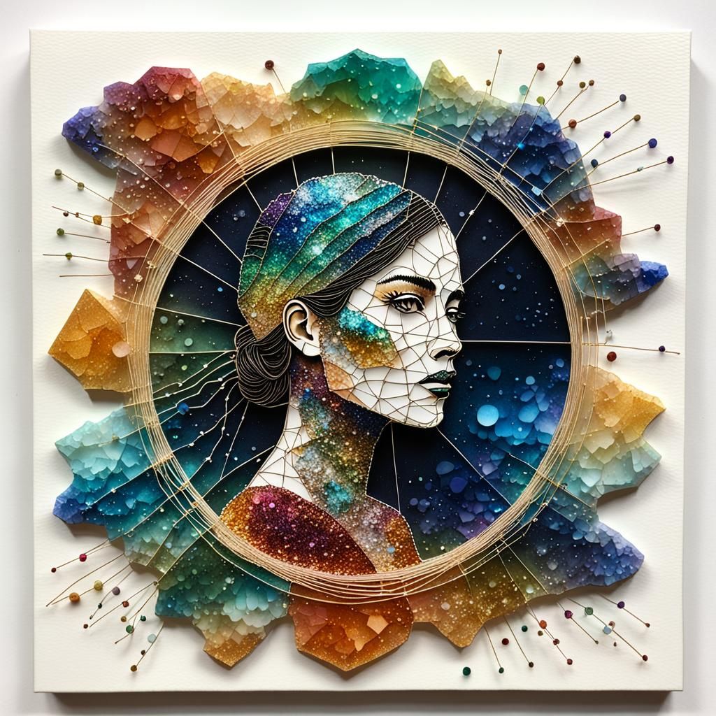 Glittercore Geologist in Teresita Fernandez Style