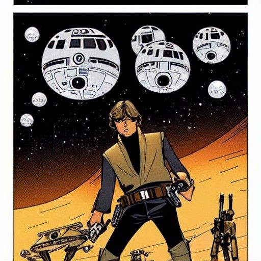 Star Wars Meets Corto Maltese Comic Art