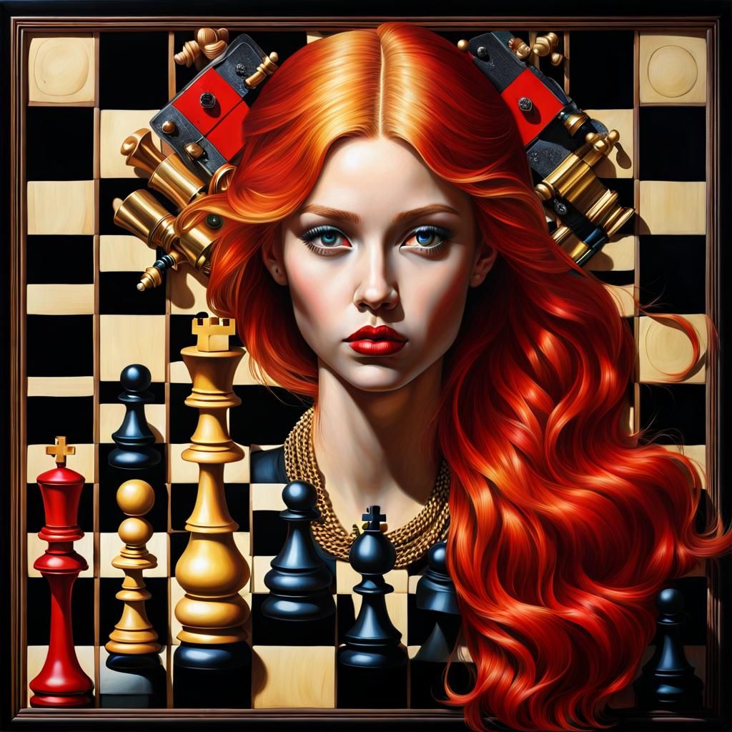 Maximalist Chess Game with Humanoid Pieces