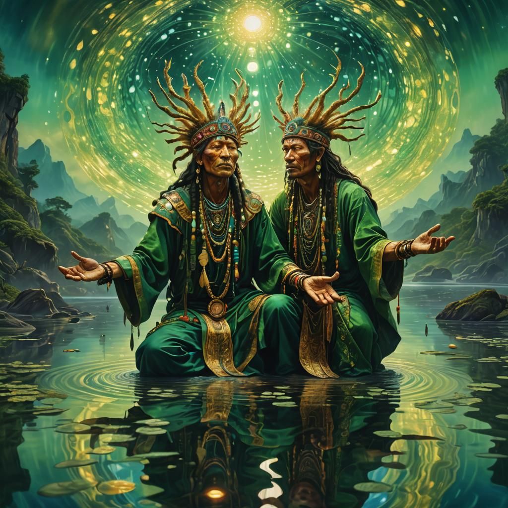 Heyoka shaman mirrowing emotions