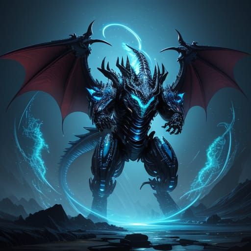 Mechanical Dragon Emerges from Cosmic Portal