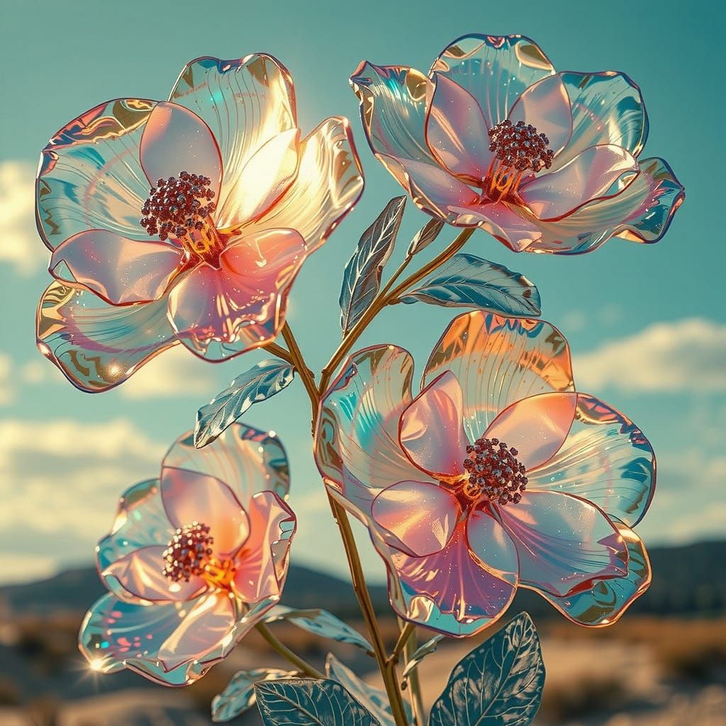 Crystallized Flowers Image