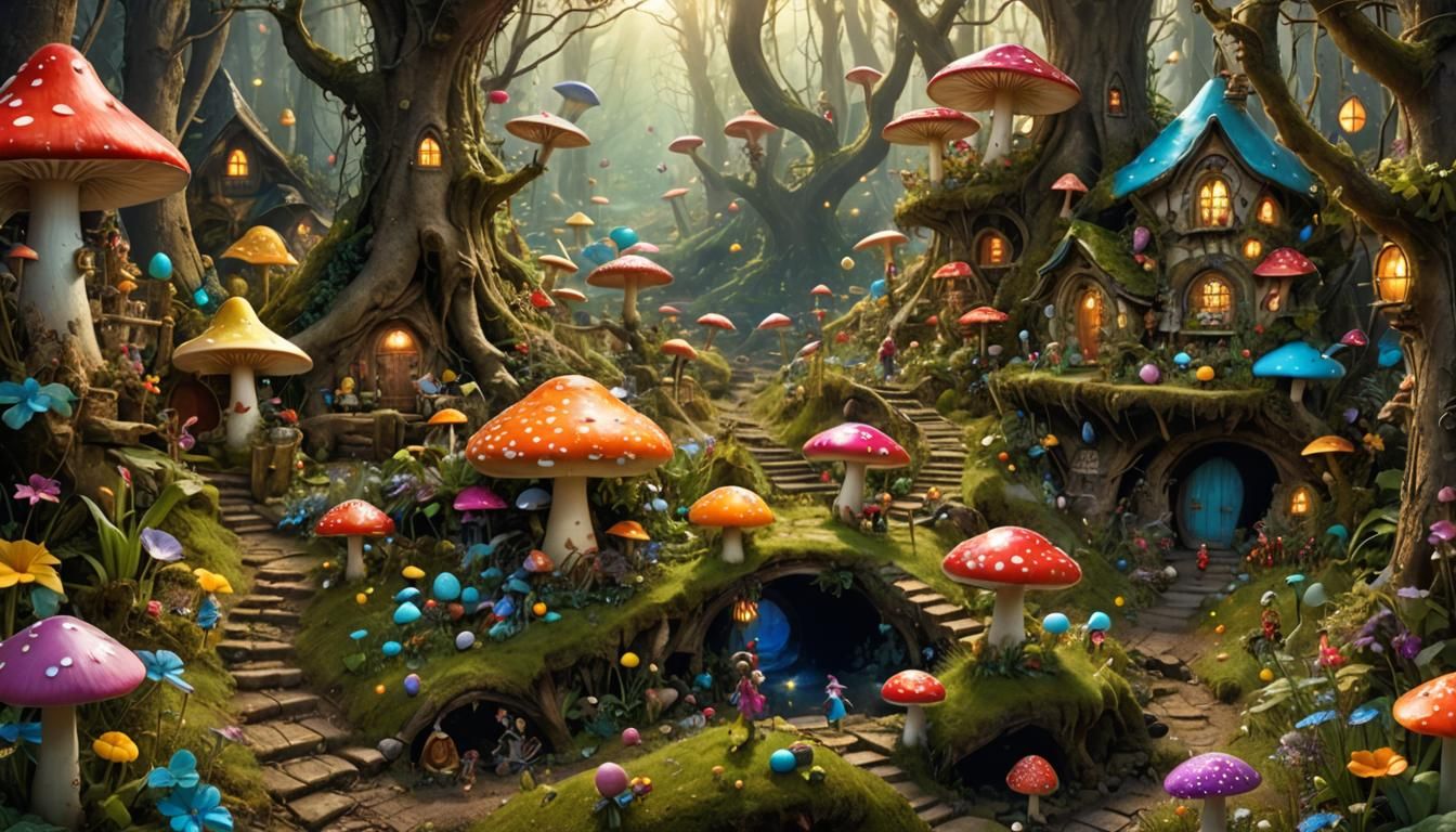 Easter Egg Hunt at the Fairies Village