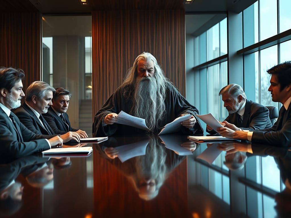 Gandalf in a Corporate Boardroom