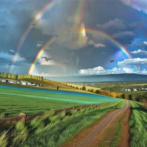 A Rainbow After a Storm