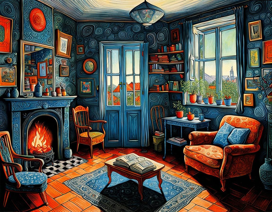 A Meticulously Crafted, Intricately Detailed Cozy Home in Ar...