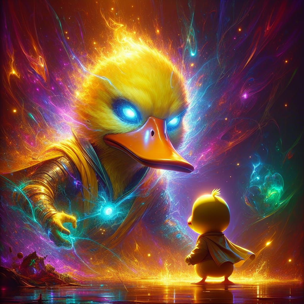 Brave Duck Stands Against Bullying, Splash Art
