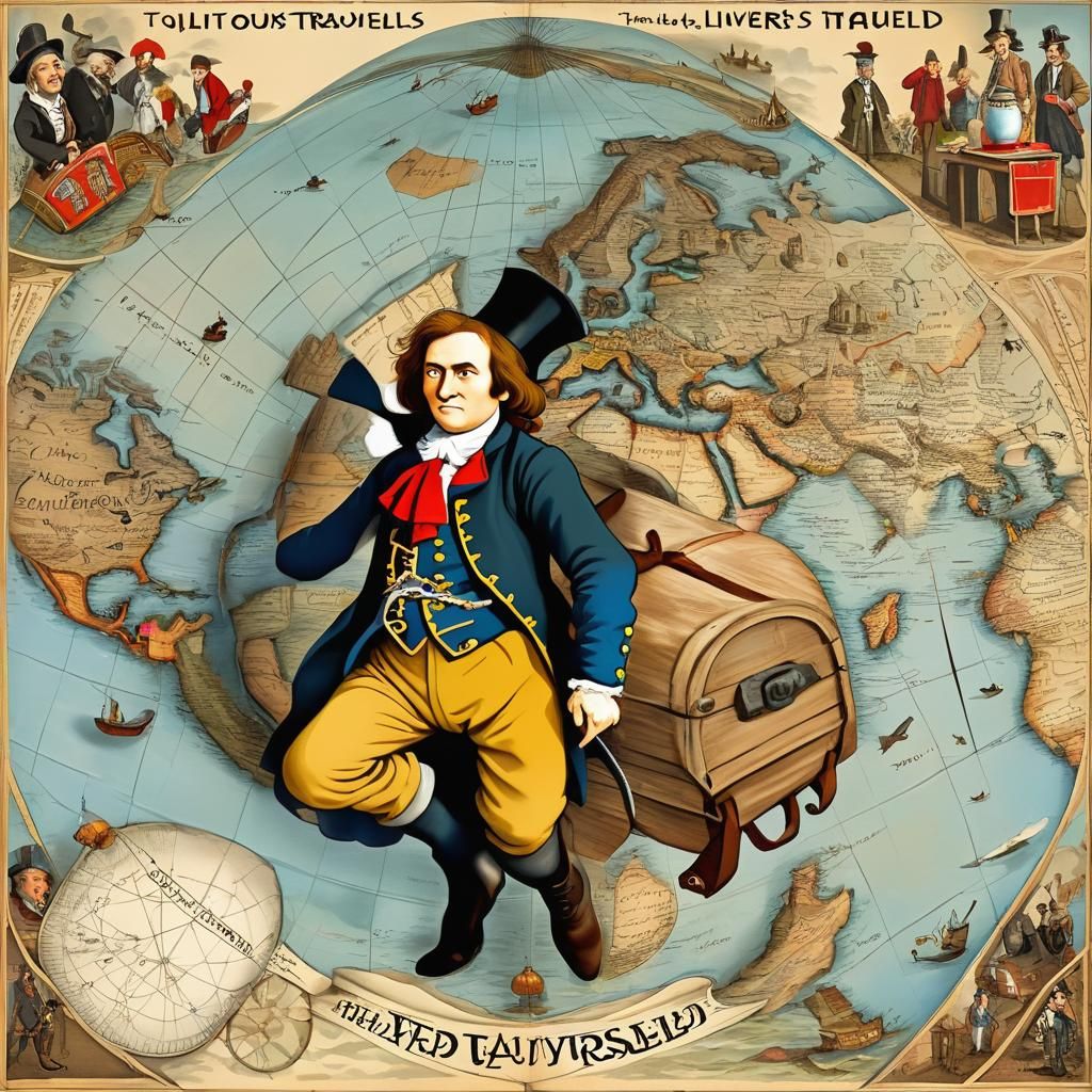 Gulliver's Travels: An AI Interpretation