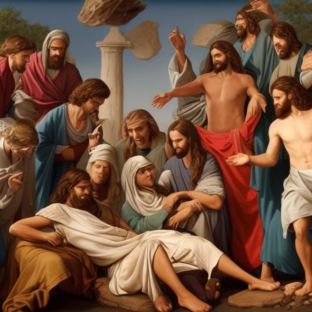 Iconic Depiction of Jesus Christ