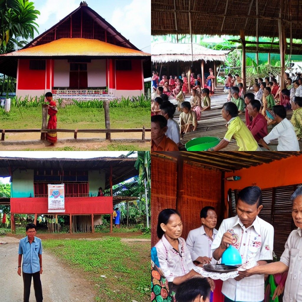 Adat Tuo Keramaian Chak Lem pong Kampar Image