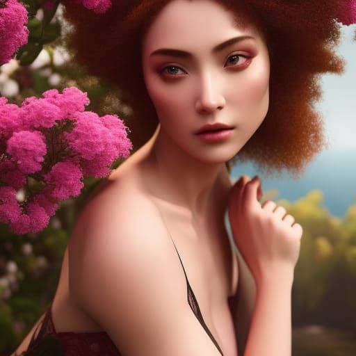 Renaissance Portrait of Woman with Tattoo