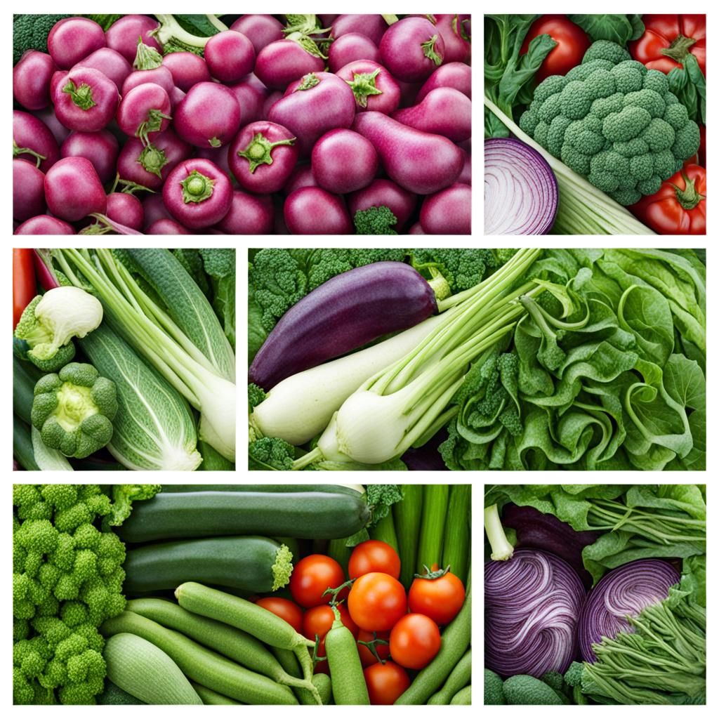 A Colorful Variety of Fresh Vegetables