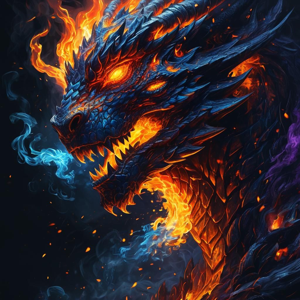 The angry dragon