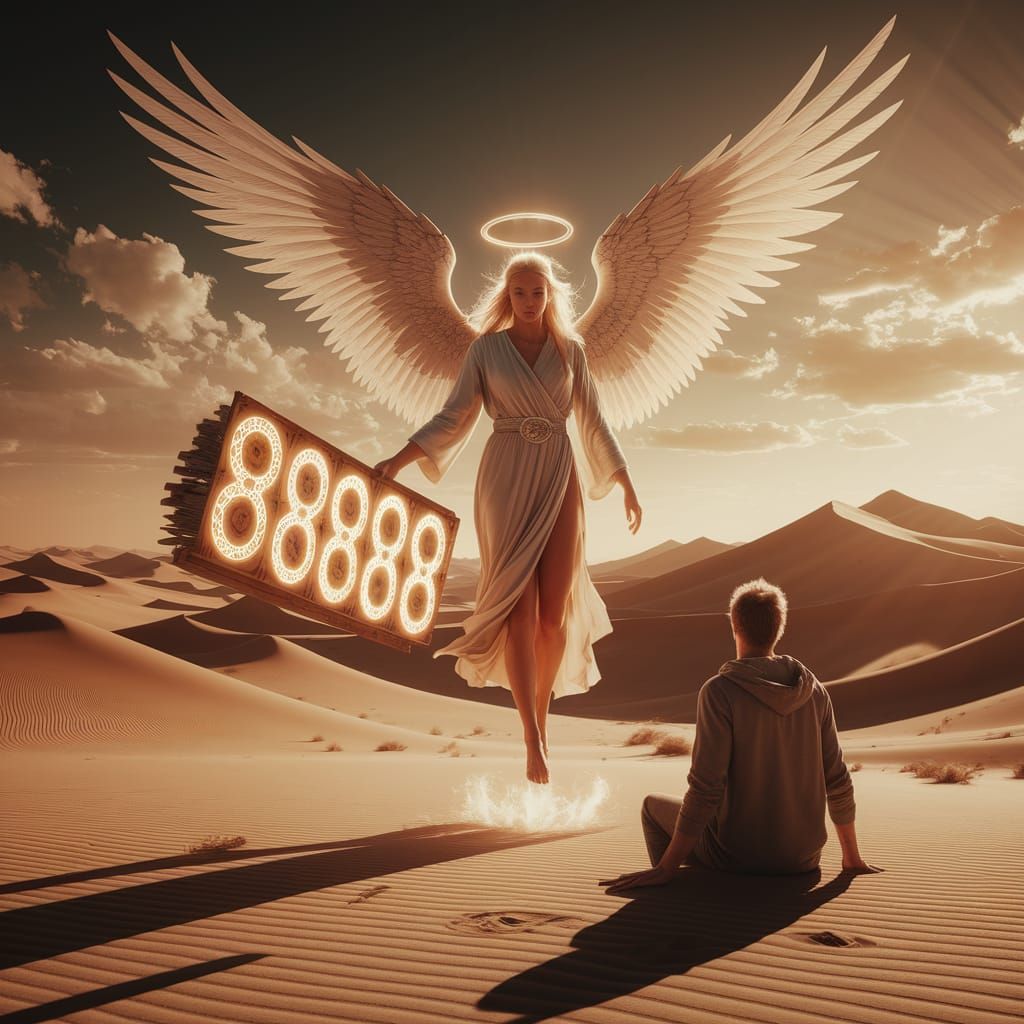 Angel Brings Assignments to Dazed Wanderer in Desert