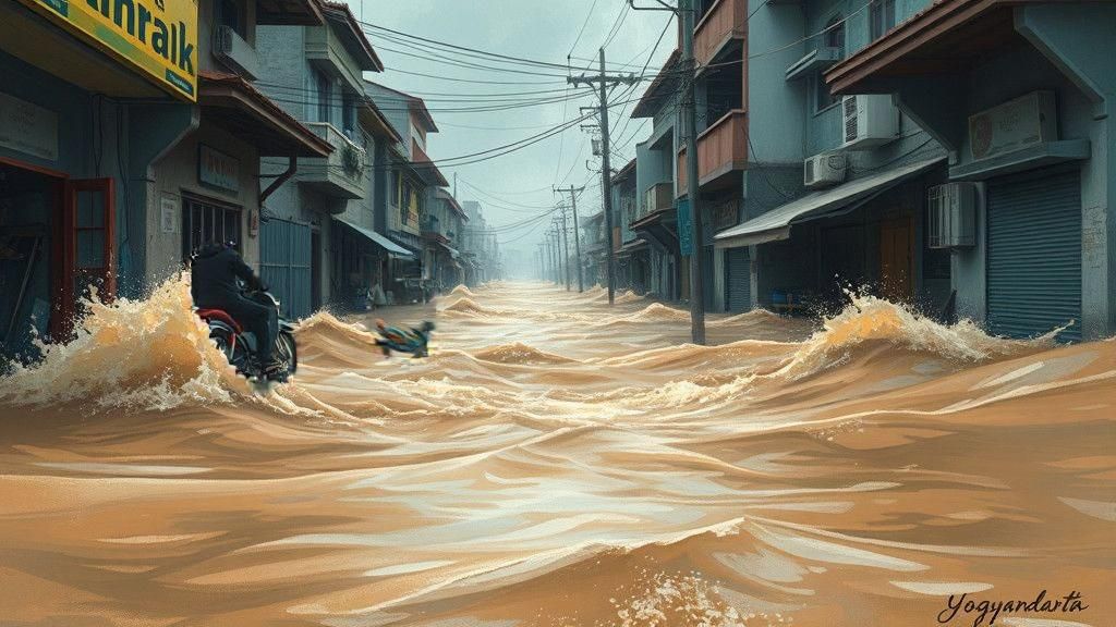 Flash Flood Devastates Yogyakarta