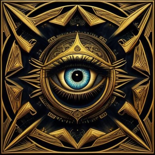 Surreal Wolf Tattoo with Orchids, Art Deco Style