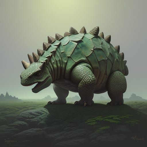 Ancient Beast Emerges from Earthly Hues