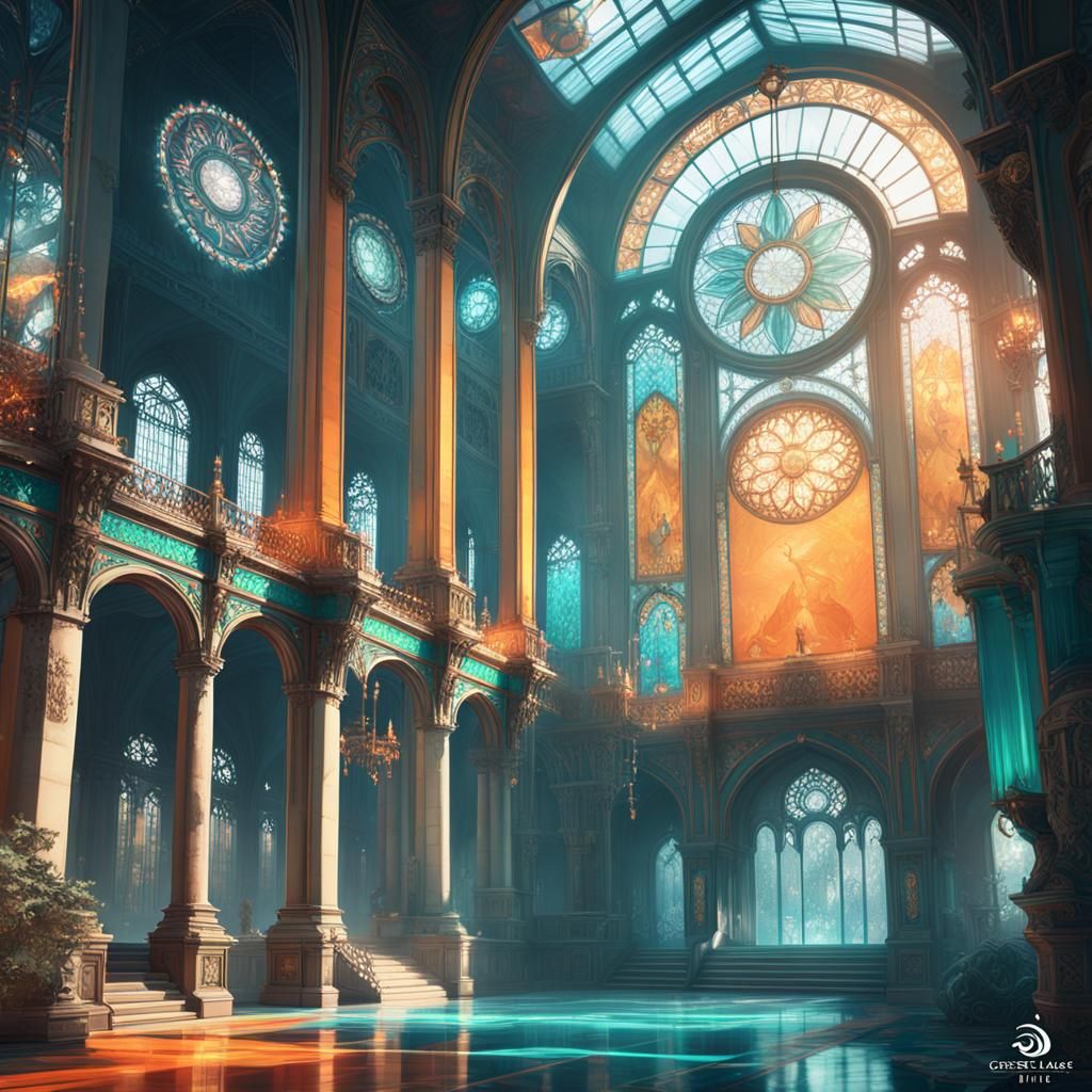 Spectacular Crystal Palace Concept Art
