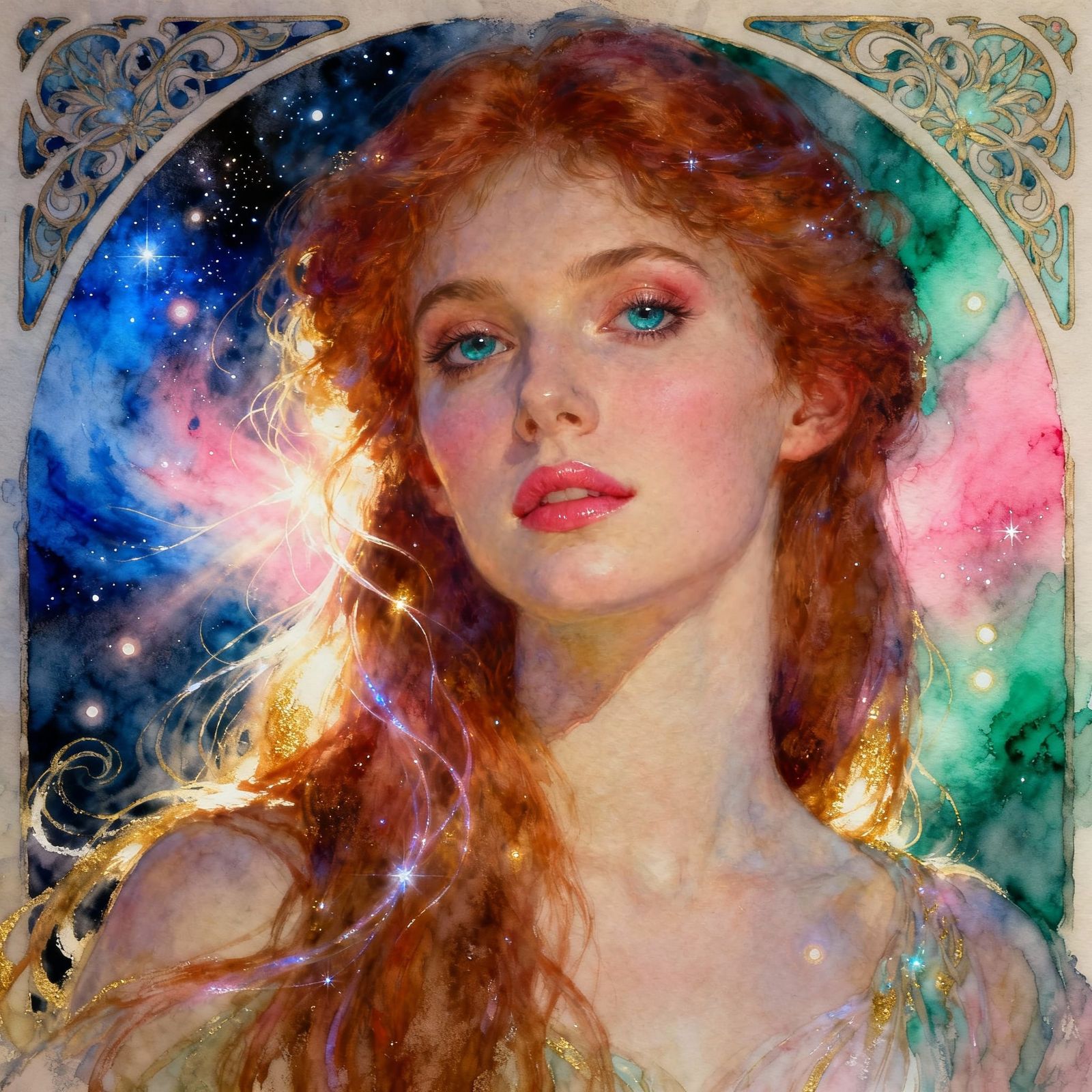 Photorealistic Portrait of a Radiant Young Woman