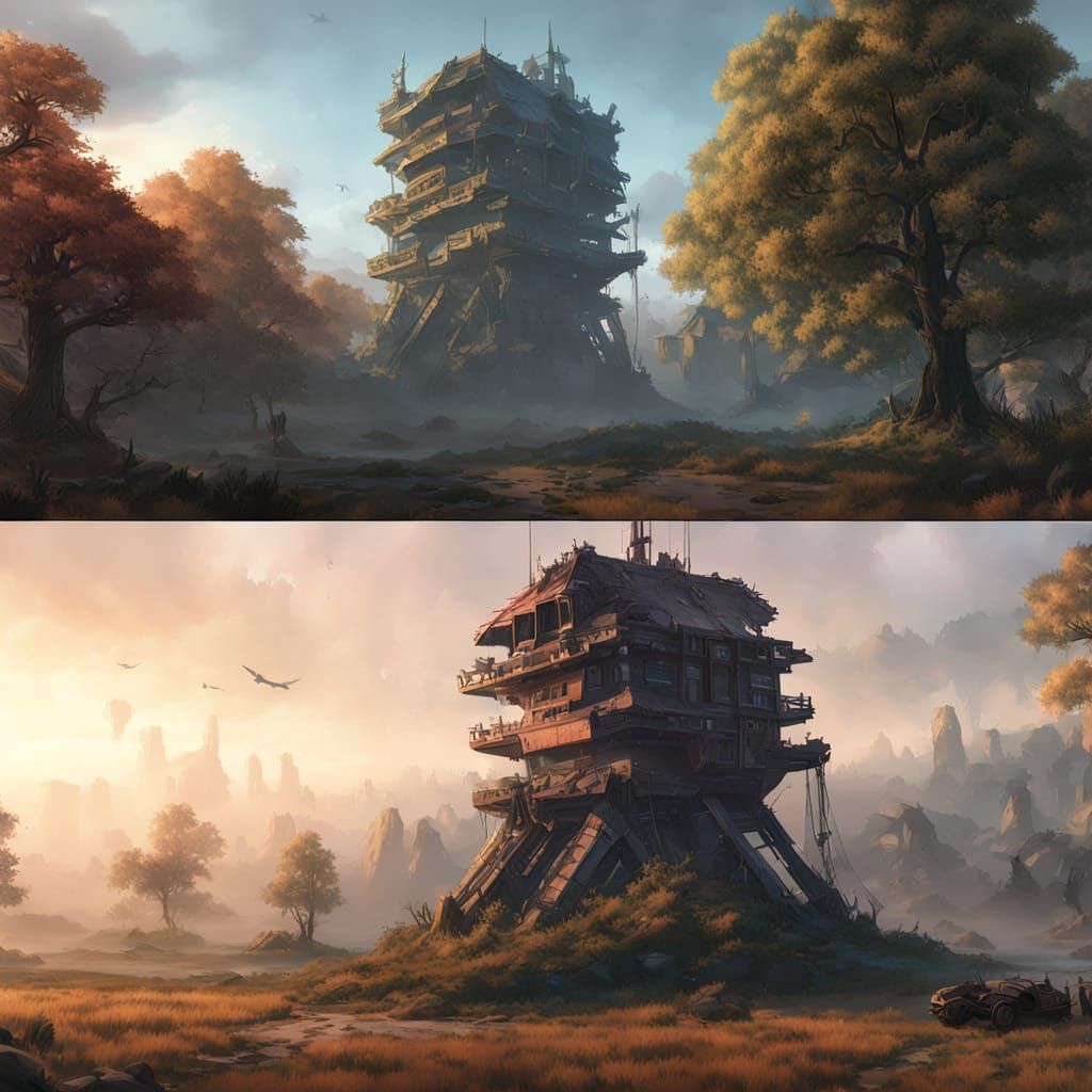 Ancient Golem Awakens in Mystical Forest