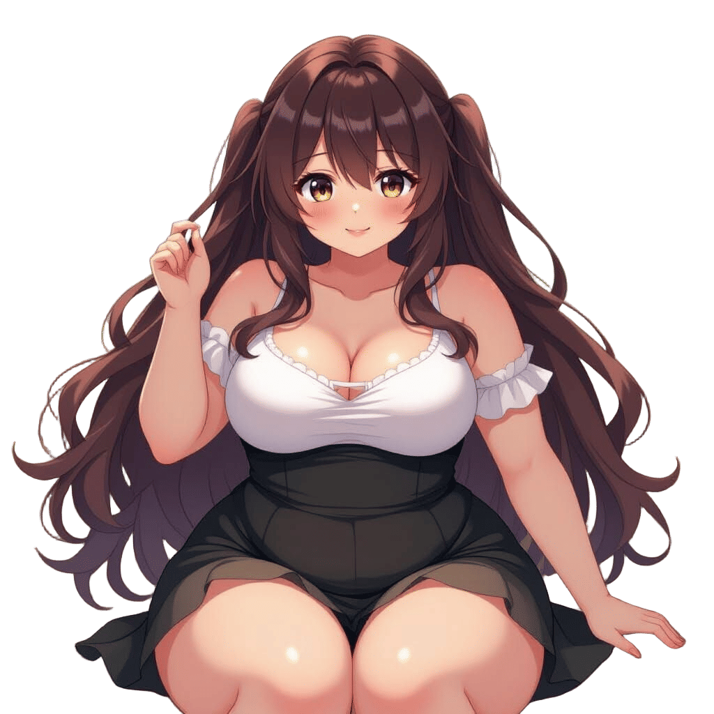 Anime Character Design: Full-Bodied Young Woman