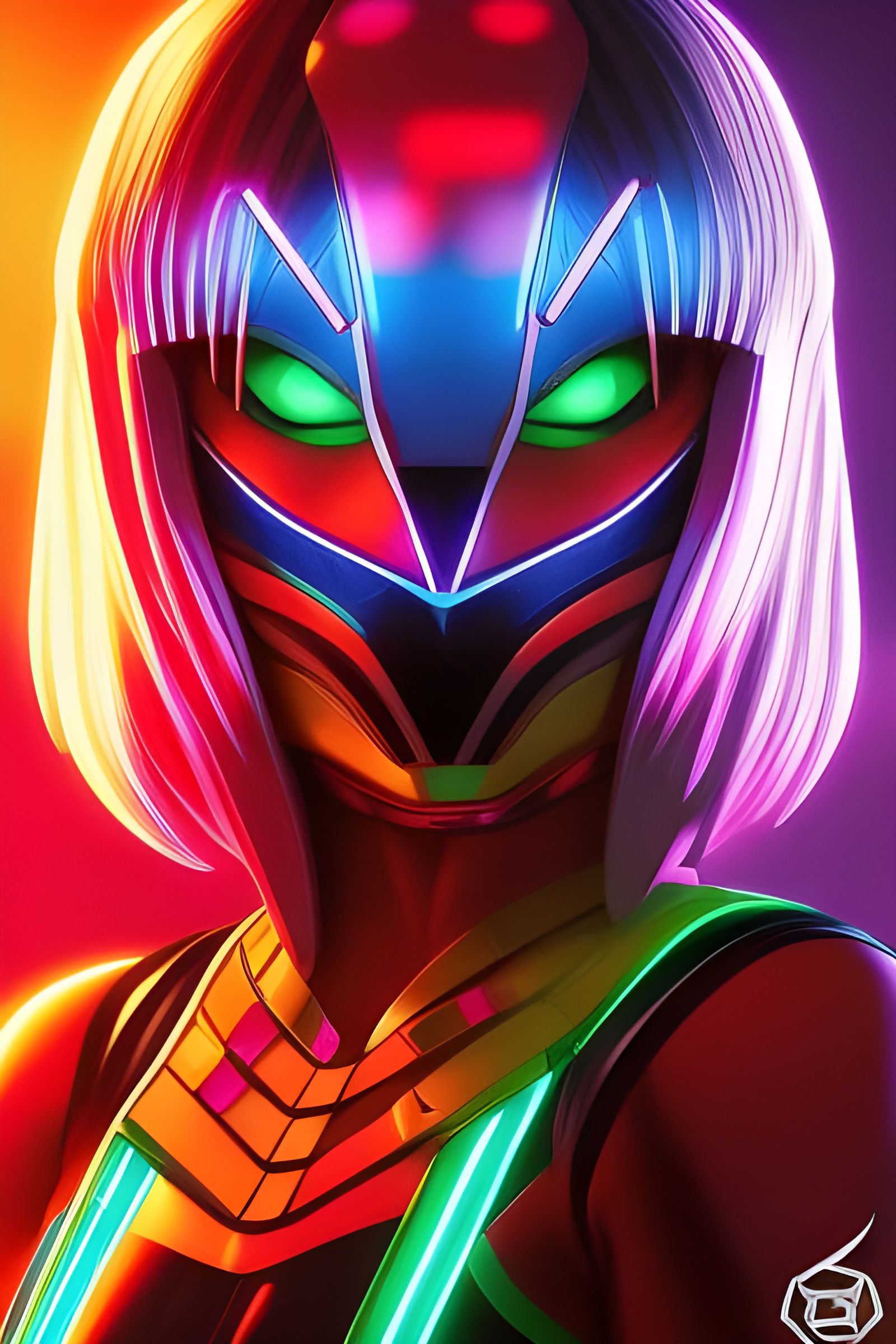 Neon Princess Warrior