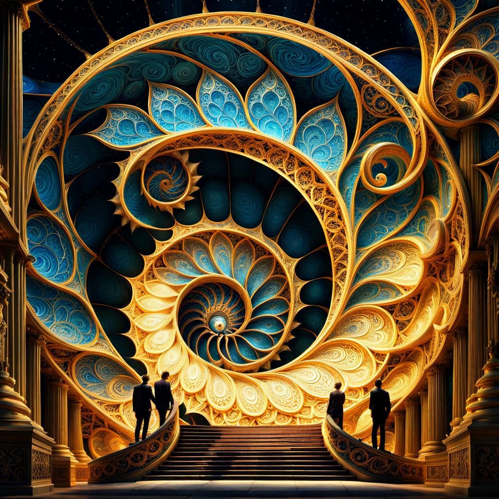 Epic Image with Golden Ratio Composition