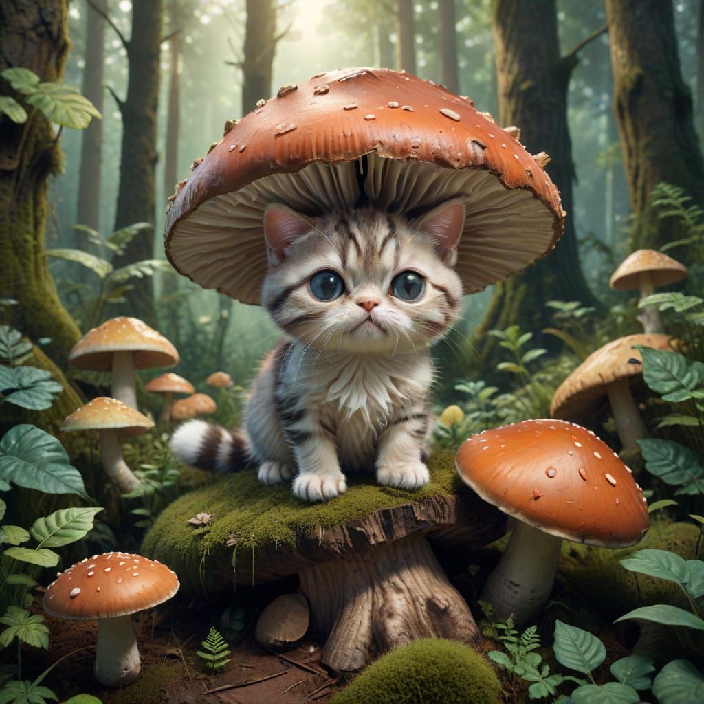 Enchanted Forest Whimsy in Pastel Hues