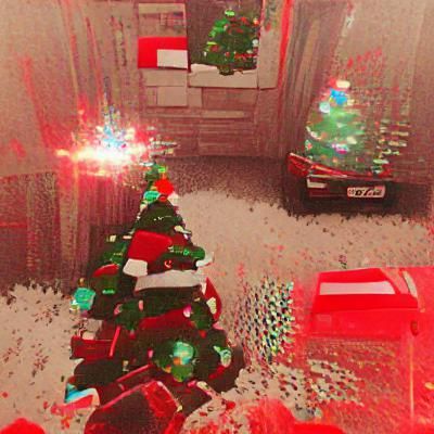 Festive Christmas Holiday Scene